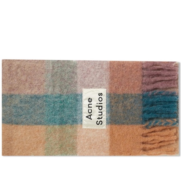 ACNE STUDIOS VALLY CHECK SCARF - Picture 2 of 4